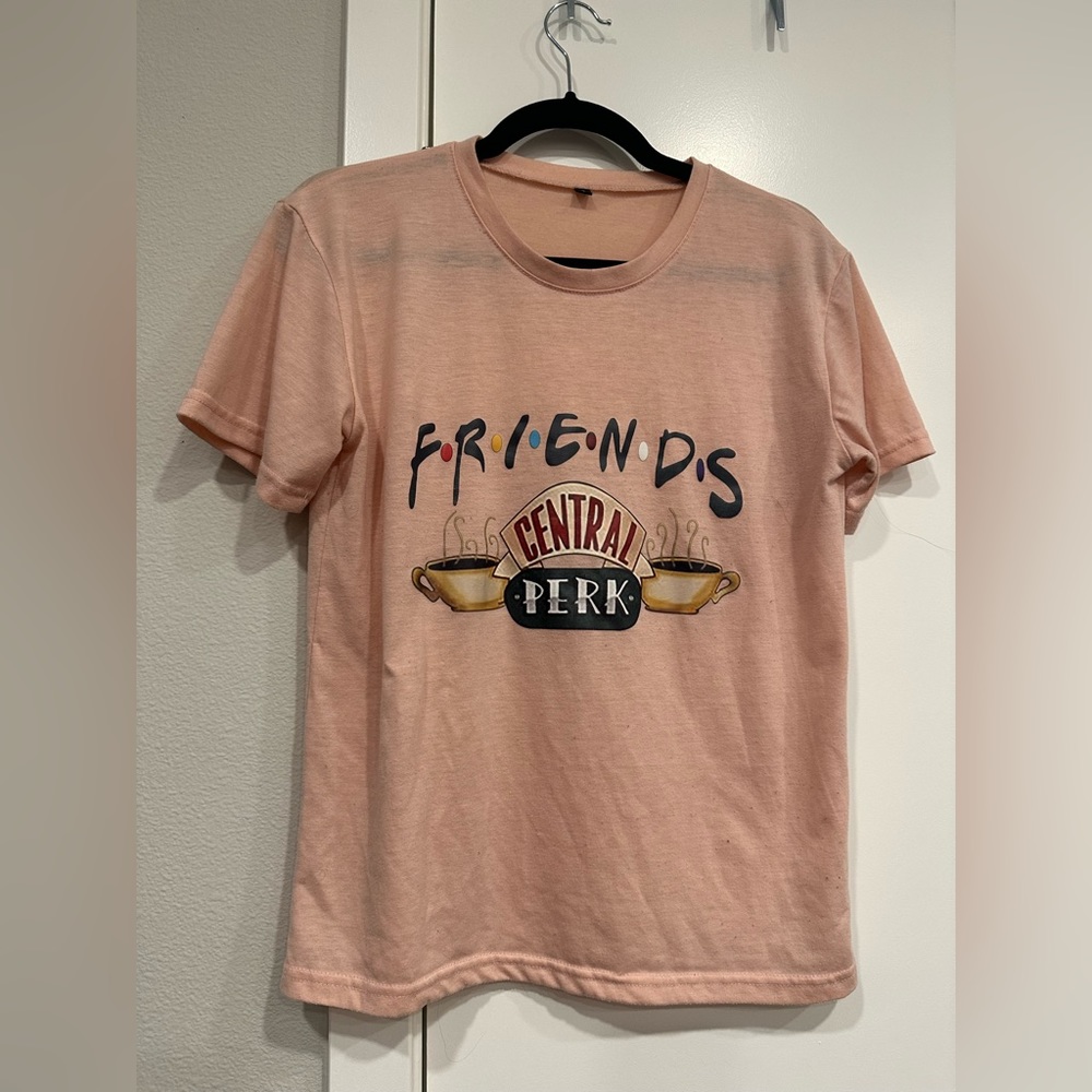Pink FRIENDS t shirt small